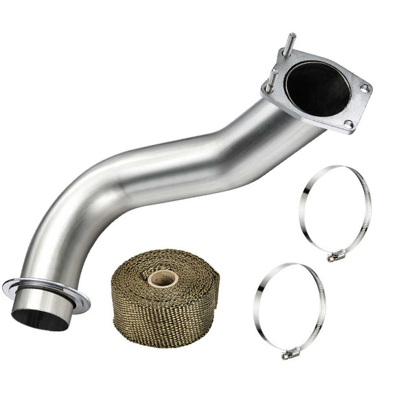 3.5'' Downpipe Exhaust For 2017-2023 L5P 6.6L Duramax Diesel Flashark