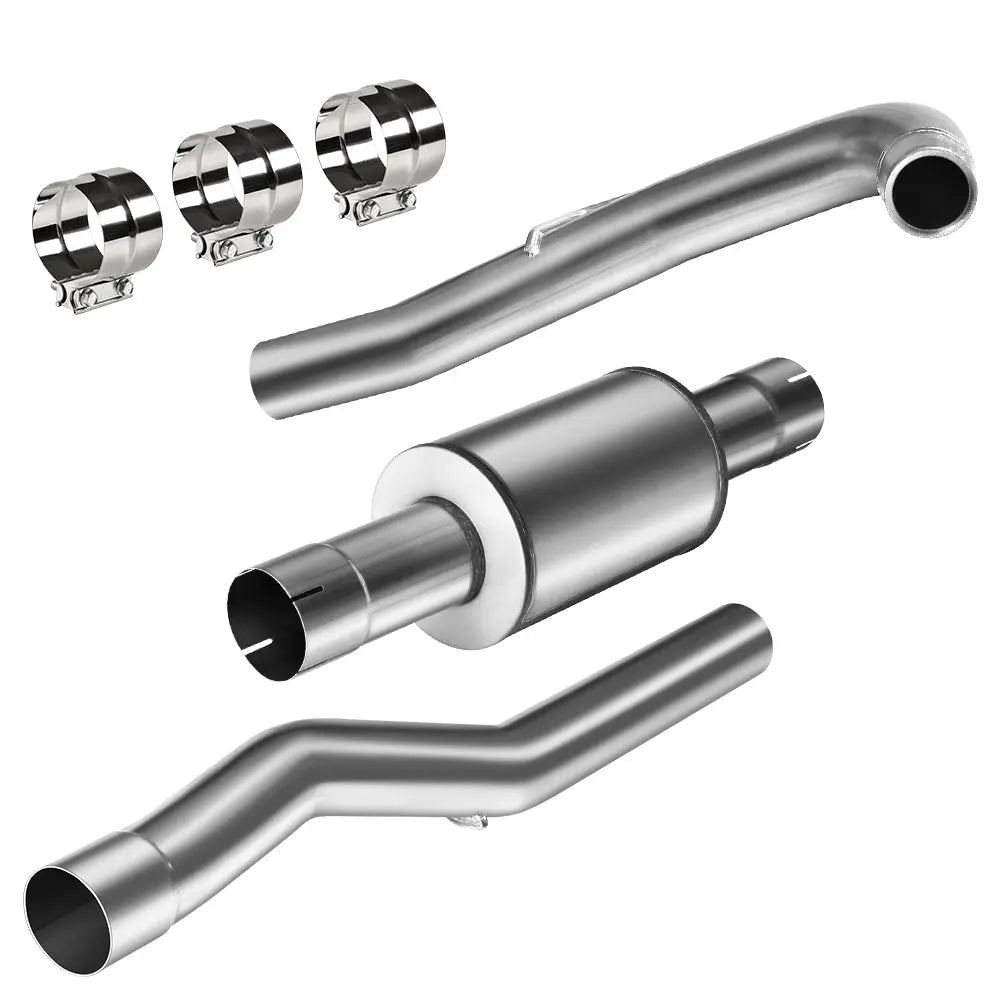 4.0/5.0 Inch DPF & Cat Delete Pipe For 2011-2016 Chevy GMC 6.6 Duramax Diesel LML Flashark