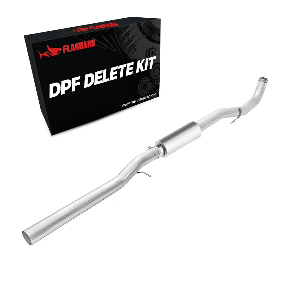 4.0/5.0 Inch DPF & Cat Delete Pipe For 2011-2016 Chevy GMC 6.6 Duramax Diesel LML Flashark