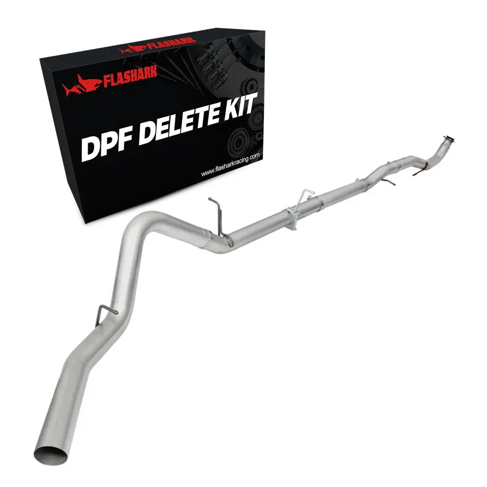 4.0/5.0 Inch DPF & Cat Delete Pipe For 2011-2016 Chevy GMC 6.6 Duramax Diesel LML Flashark