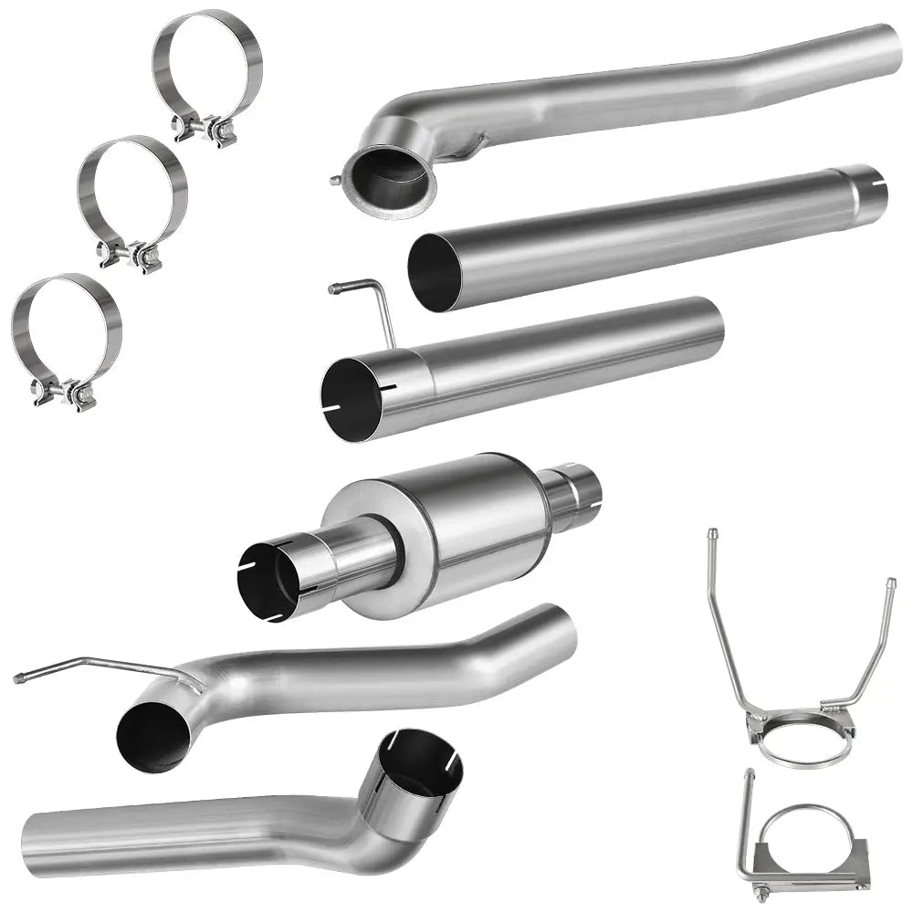 4.0 Inch DPF & Cat Delete Pipe For 2007.5-2012 Dodge Ram 6.7 Cummins Diesel Flashark