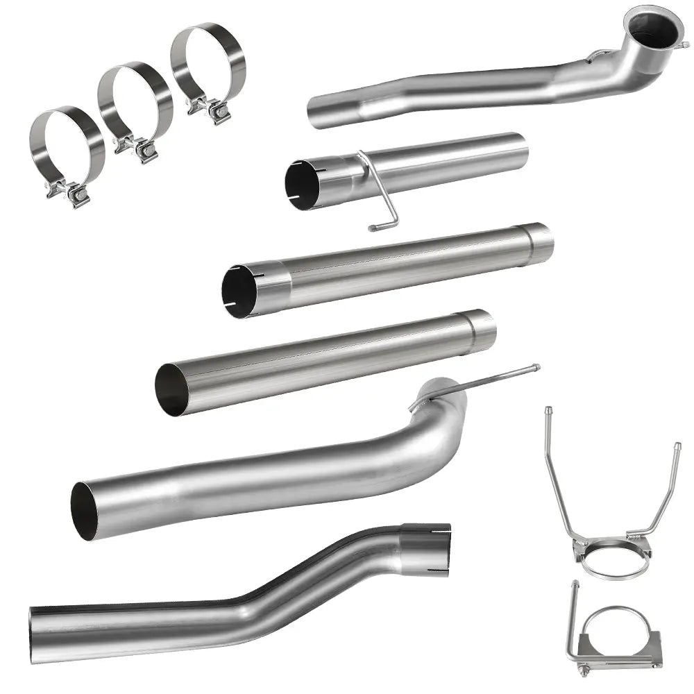 4.0 Inch DPF & Cat Delete Pipe For 2007.5-2012 Dodge Ram 6.7 Cummins Diesel Flashark