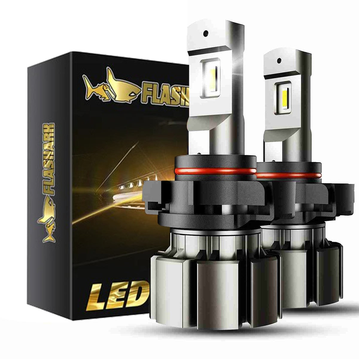 5202 PS24W LED Fog Light Bulbs 13W 6000LM 6000K | 2 Bulbs Flashark