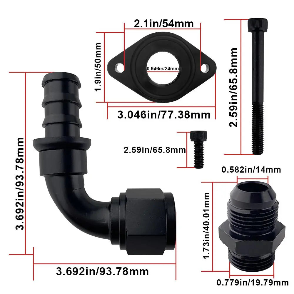 thumbnail image 2 of 11-24 Ford F250 F350 F450 F550 Powerstroke 6.7L CCV PCV Delete Kit 2 of 14
