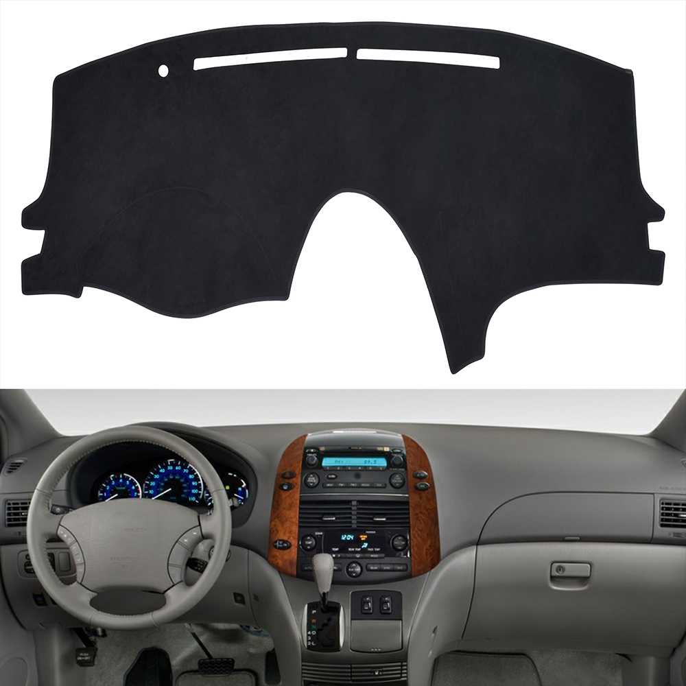 thumbnail image 2 of KOJEM Light Gray Dash Cover Overlay For 2004-2010 Toyota Sienna - #11-410LL-LGR 2 of 6