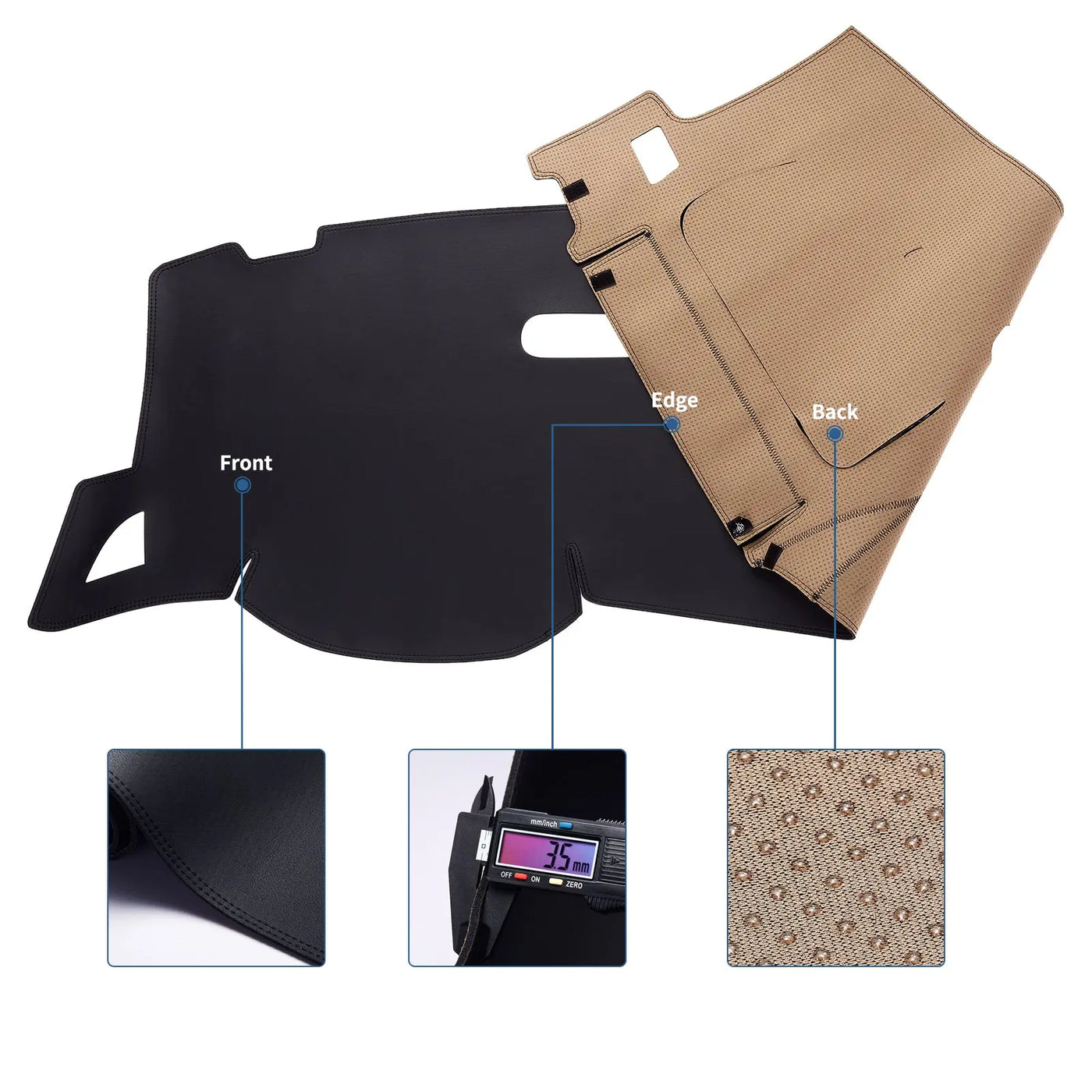 Dash Cover Mat for 2007-2013 GMC Sierra Silverado Flashark