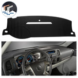 Alfombrilla protectora para tablero de instrumentos para Chevrolet Chevy 1500 2500 2007-2014