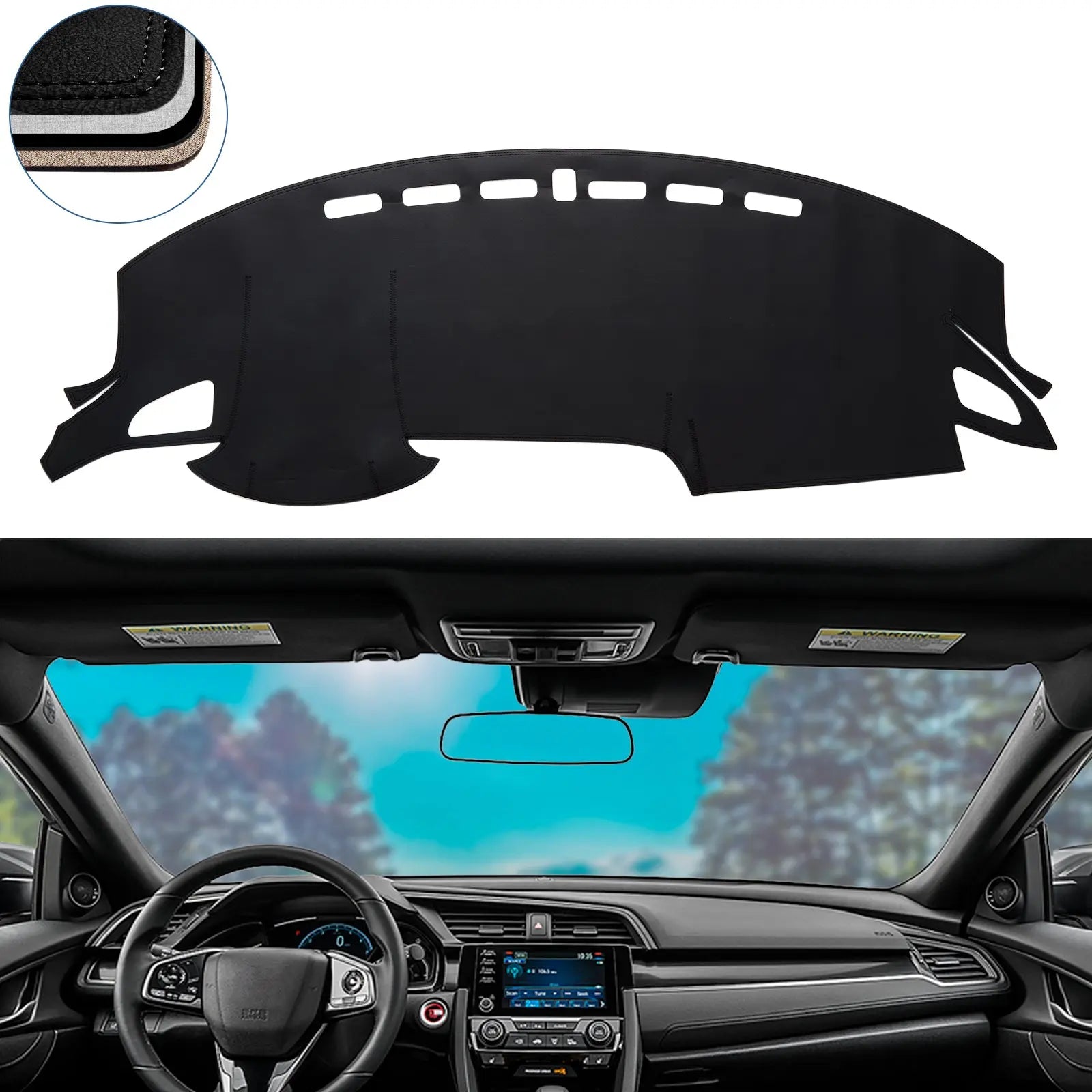 Honda civic dash mat sales