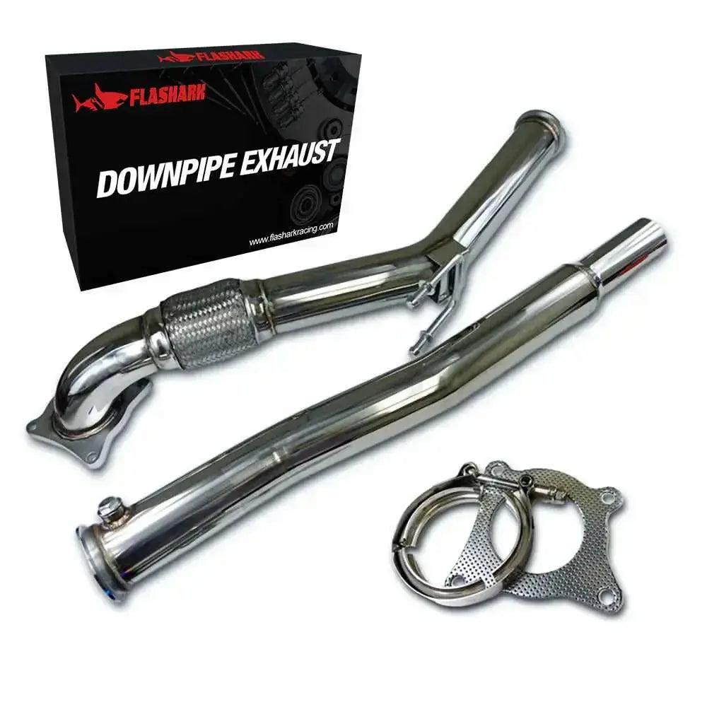 Downpipe Exhaust for 2007-2011 Audi A3 06-07,10 VW Golf GTi Jetta 2.0T Decat 3 inch Flashark