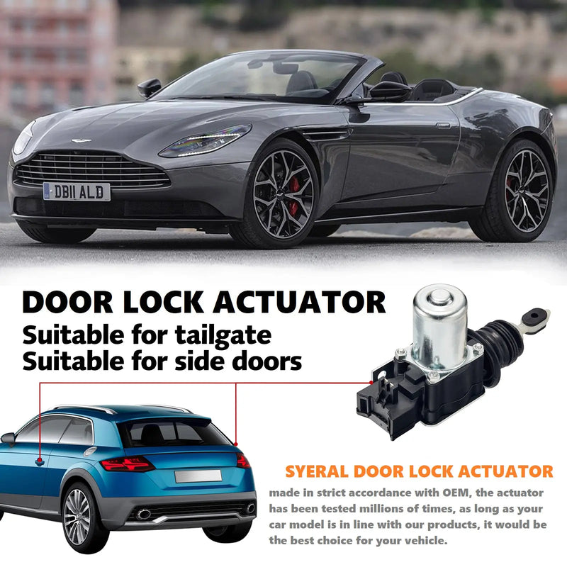 Door Lock Actuator Tailgate Lock Side/Fron/Rear for 1985-2005 Chevy, GMC, Buick, Pontiac, Oldsmobile 22020256, 22062740, 22071947, 746-014 Flashark