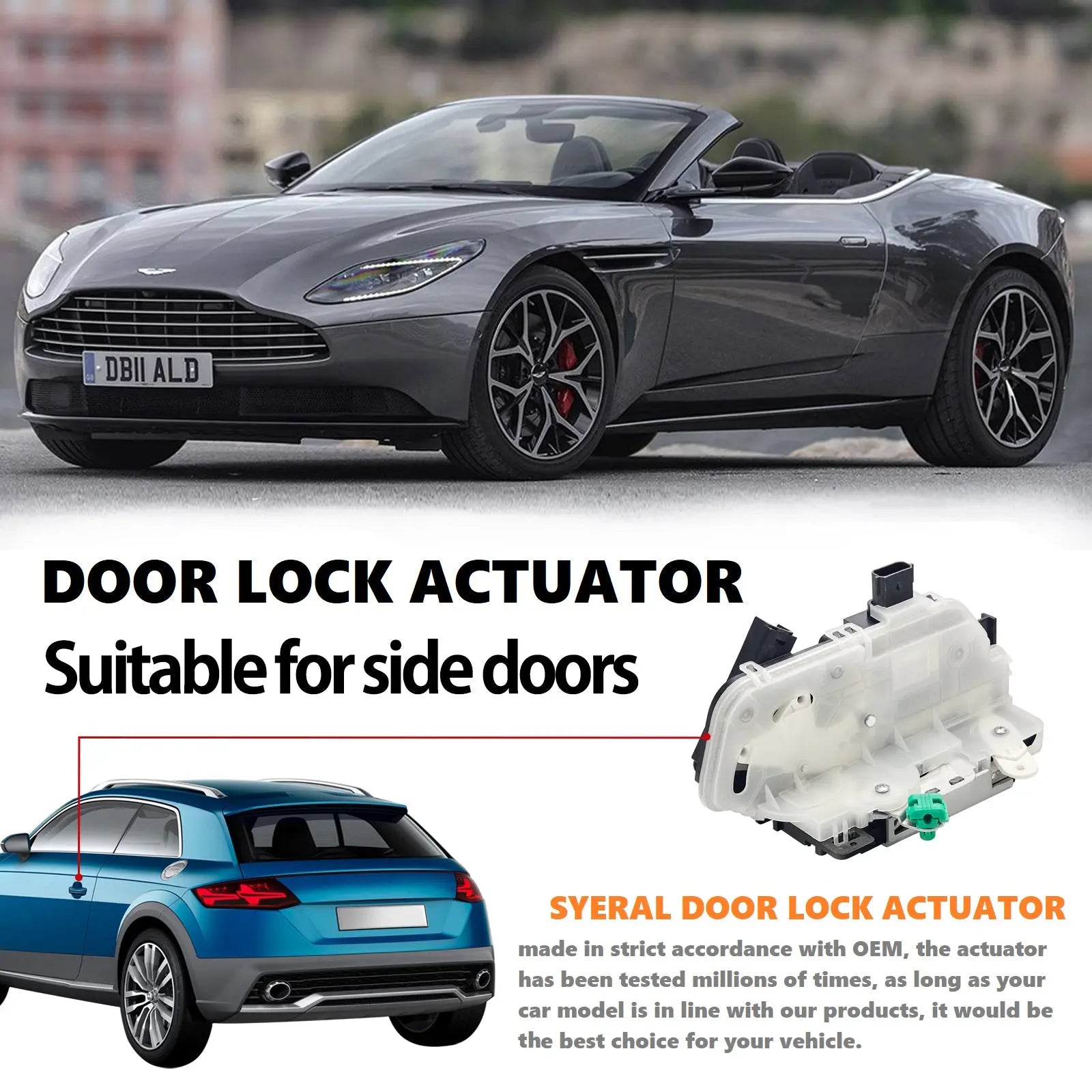 Door Lock Actuator for 2007-2015 Ford Edge Lincoln MKX Flashark