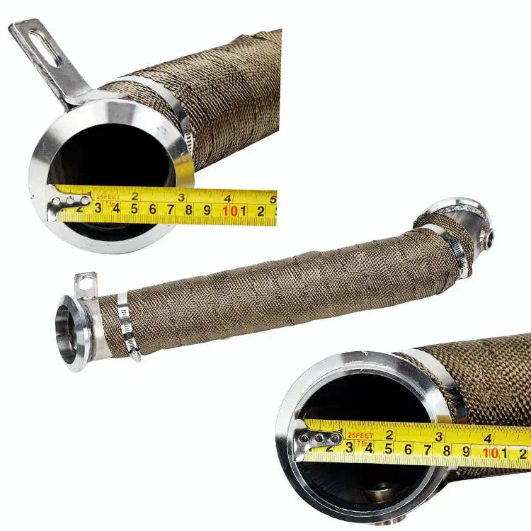 Exhaust Down Pipe for 2011-2015 Chevy/GMC LML GM Duramax Turbo Diesel 6.6L 3 inch Flashark