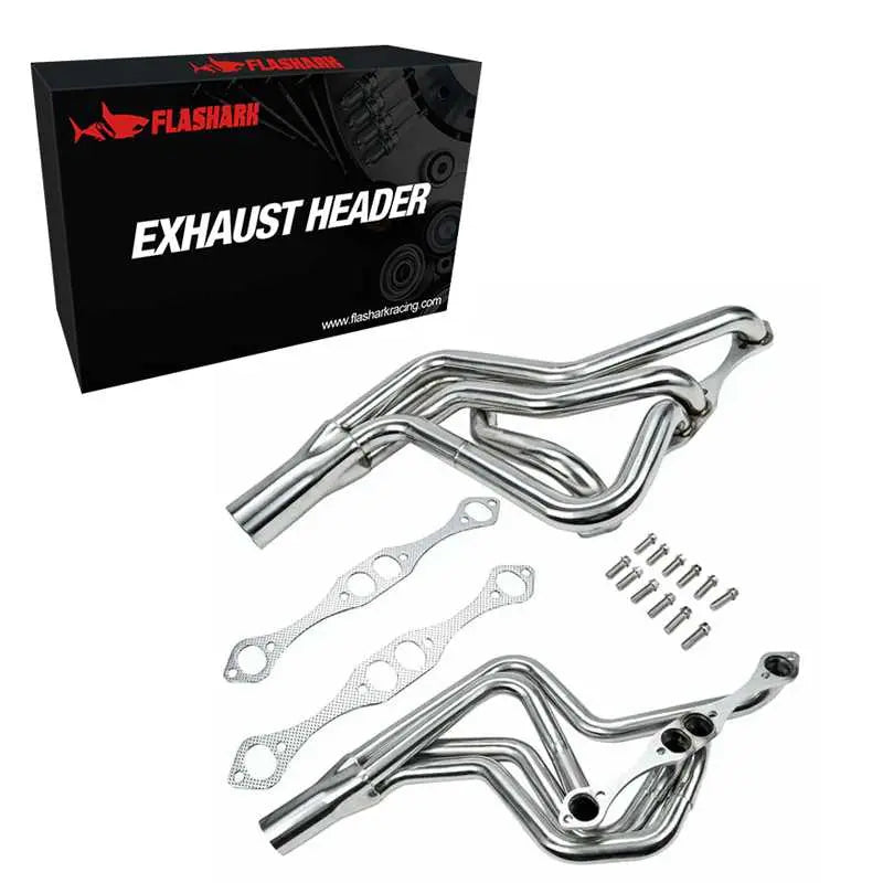 Exhaust Header for 1972-1987 Small Block Chevy Malibu, Monte Carlo, Grand Prix, Cutlass, Regal and 1970-1981 Camaro Flashark