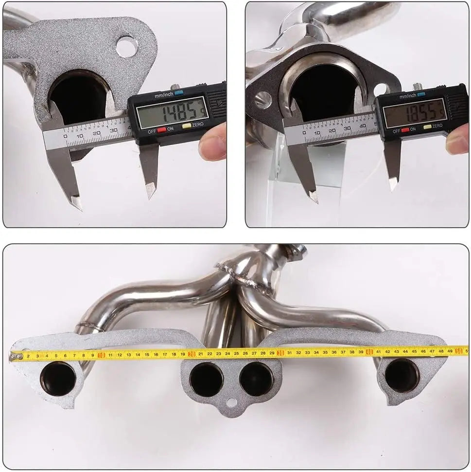 Exhaust Header for 1991-2002 Jeep Cherokee/Wrangler(TJ) Wrangler (YJ) L4 2.5L Flashark