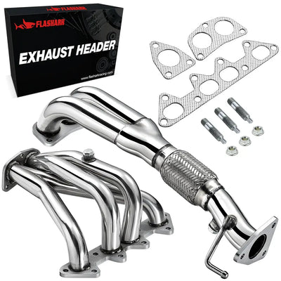 Exhaust Header for 1998-2002 Honda Accord EX/ LX CG1/ CG2 4Cyl 4-2-1 2.3L F23A1/F23A4/ F23A5