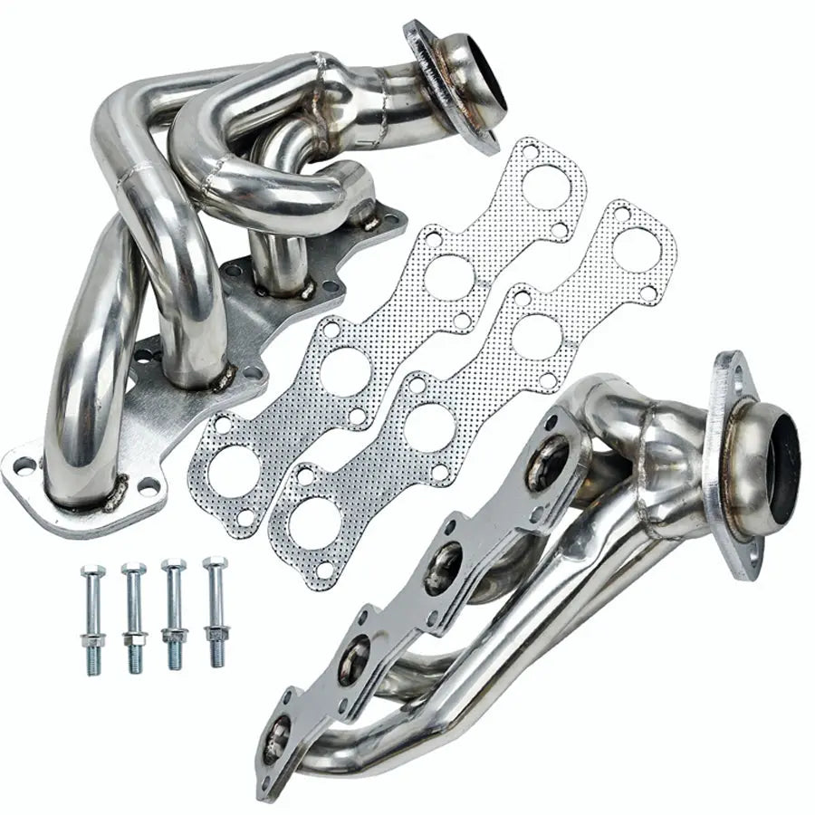 Exhaust Header for 1999-2004 Ford F250/F350/F450 Super Duty V10 and 1997-2001 F150 F250 5.4L V8 Flashark