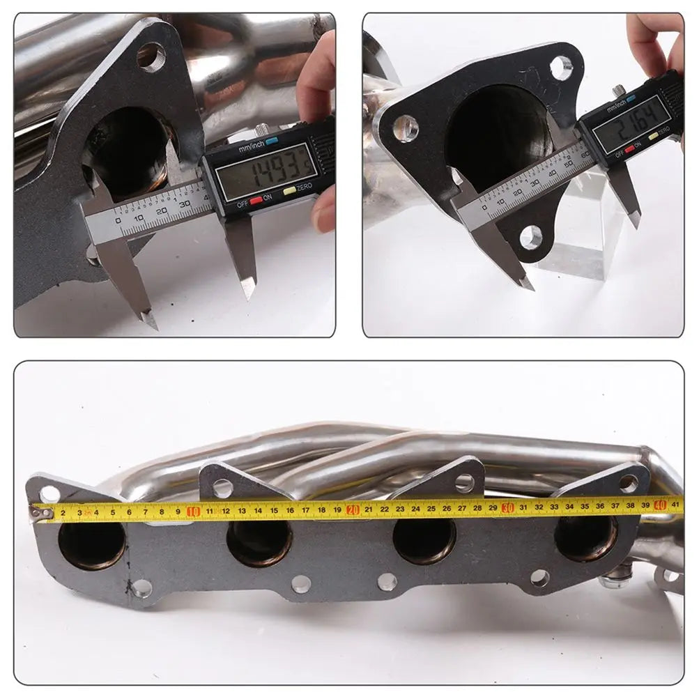 Pair Left & Right Exhaust Manifolds With Gasket Kit For Toyota Tundra Sequoia 4.7L (2000-2004)