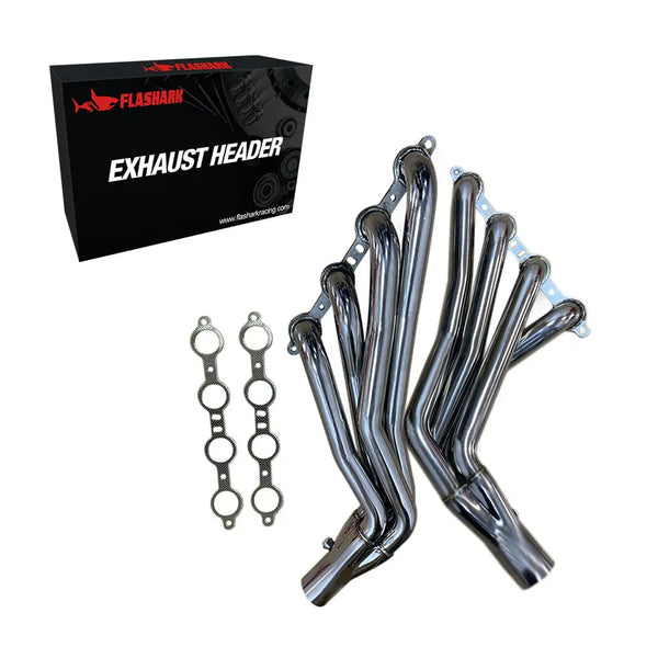 Exhaust Header for Chevy GMC C10 C1500 LS1 LS2 LS3 LS6 LS7 Flashark