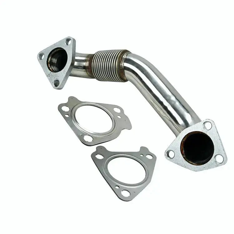 Exhaust Up-Pipe for 2001-2016 6.6L Chevrolet Chevy GMC Duramax LB7 LLY LBZ LMM LML Dual Side Flashark