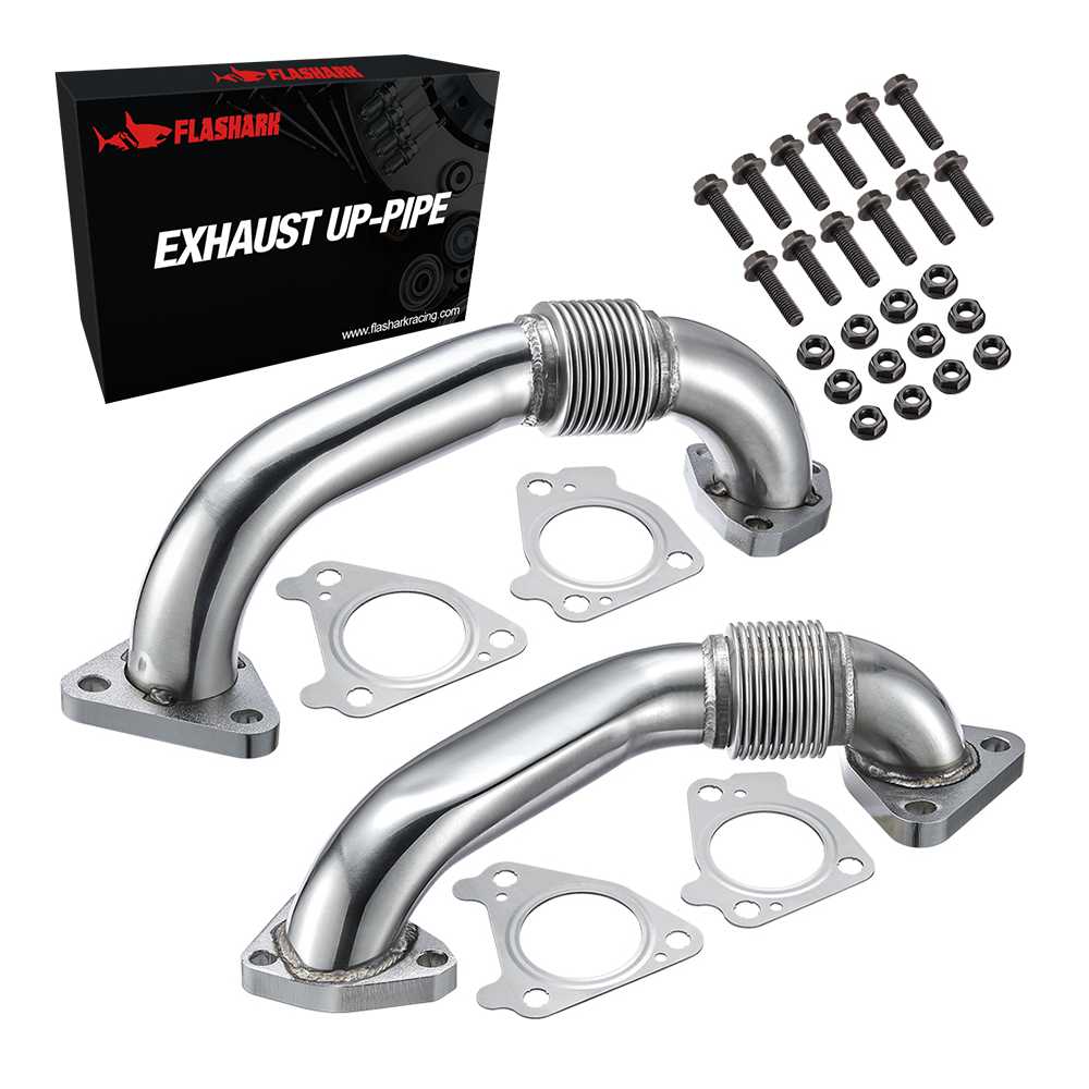 Exhaust Up-Pipe for 2001-2016 6.6L Chevrolet Chevy GMC Duramax LB7 LLY LBZ LMM LML Flashark