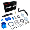 FLASHARK 13-18 Dodge Ram 6.7L Cummins Diesel EGR Plate Cooler & Throttle Valve Delete Blue Kit Flashark