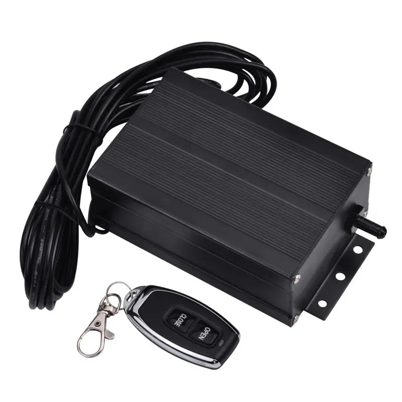 FLASHARK 2.5 Inch Remote Dual Electric Vacuum Valve Electric Exhaust Cutout Kit Flashark
