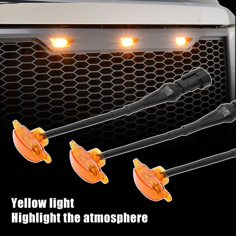 FLASHARK Auto Front Grille Lights Fog Light for 2004-2019 Ford F150 Raptor F250 External White LED Lights Flashark
