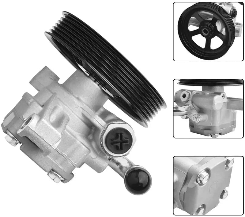 FLASHARK Buick Chevrolet GMC Power Steering Pump with Pulley Compatible for Buick Chevrolet GMC Acadia Saturn Outlook 3.6L V6 Replace