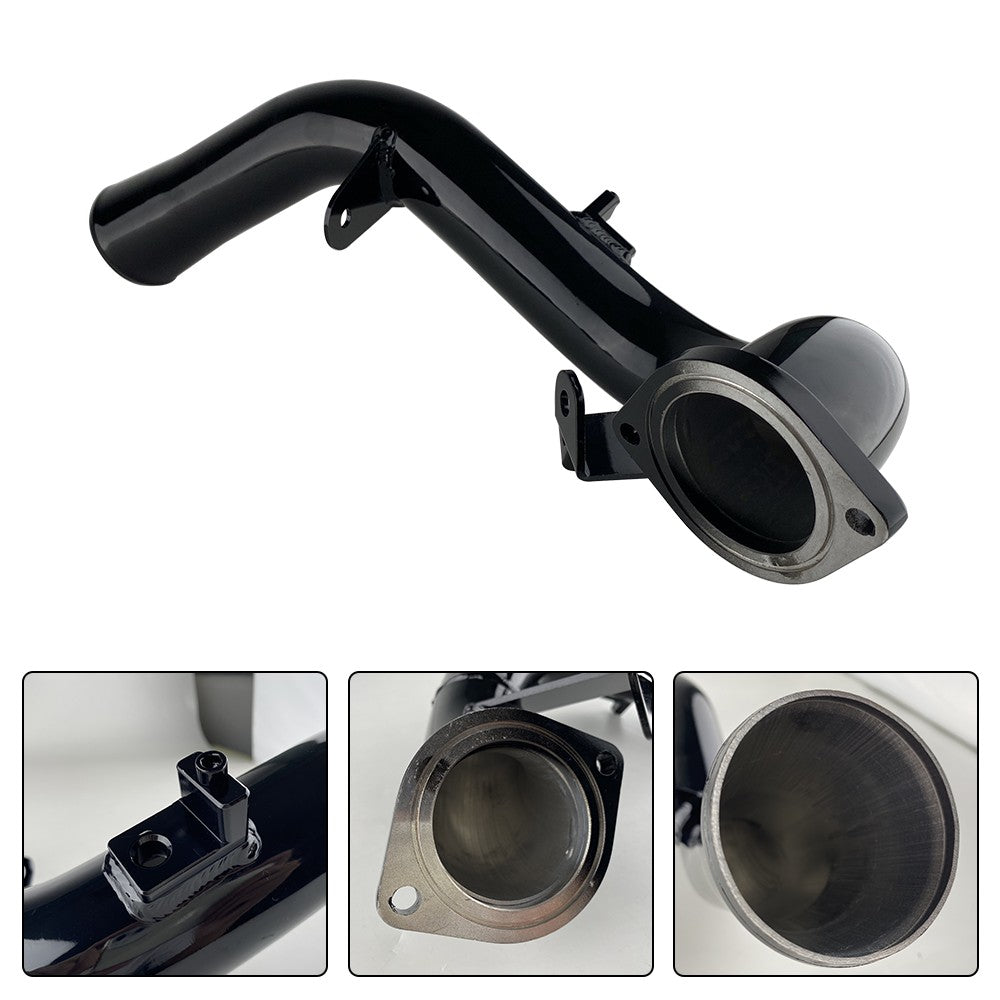 FLASHARK EGR Delete Kit High Flow Intake Elbow Pipe Tube for Chevy Silverado GMC Sierra 2500 3500 HD Duramax 6.6L LMM Diesel 2007.5 2008 2009 2010 Flashark