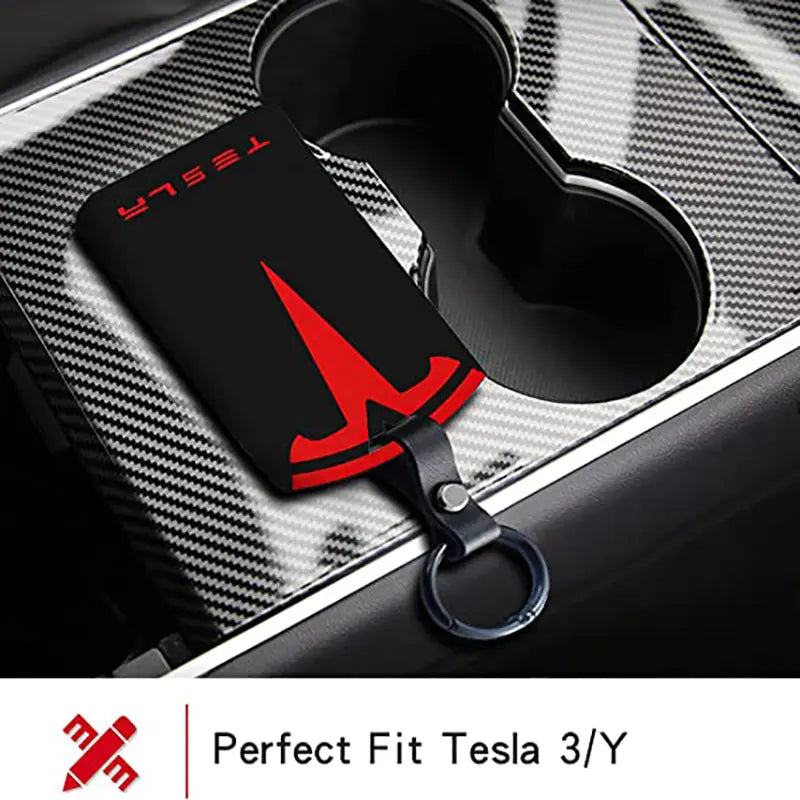 Tesla Model 3, Y, Center Console Key Card Holder, Silicone