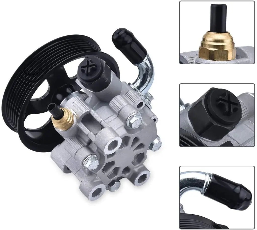 FLASHARK Toyota Power Steering Pump with Pulley Compatible for 2002-2009 Toyota Camry 2.4L, 2002-2008 Solara 2.4L Replace # 4431006070/44310-06071/92-5245/21-5245/33150 Flashark