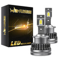 Flashark  D2S D4S  LED Headlight Bulbs,70W, 6800 Lumens 6000K White 350% Brightness LED Forward Lighting, 70W High Power, Plug and Play, IP68, 360° Illumination, 2 Packs Flashark