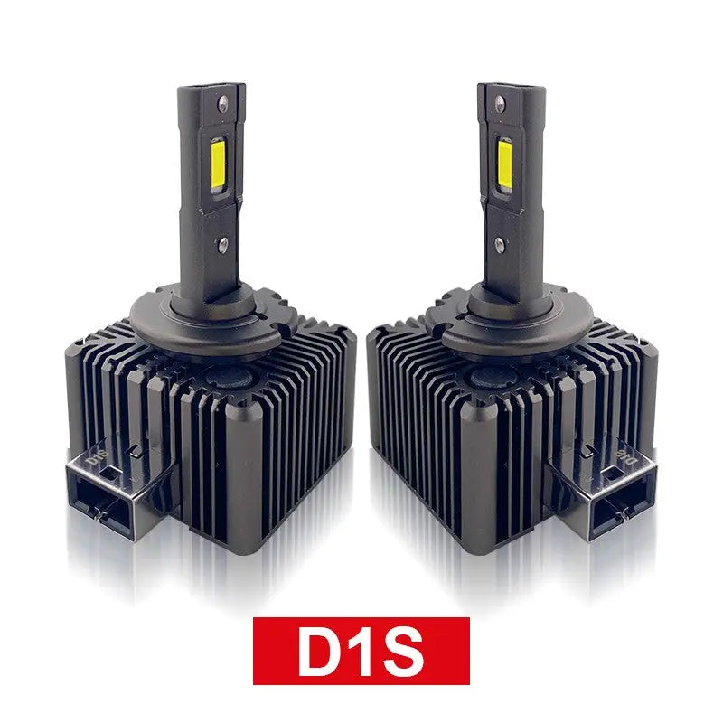 Flashark Car LED Headlight Bulbs D1S D3S D8S Series Laser Headlights,70W,6000K White, 8600LM Per Set, Super Bright and Penetration,Plug and Play, Halogen Replacement DRL Bulbs, 2 packs Flashark