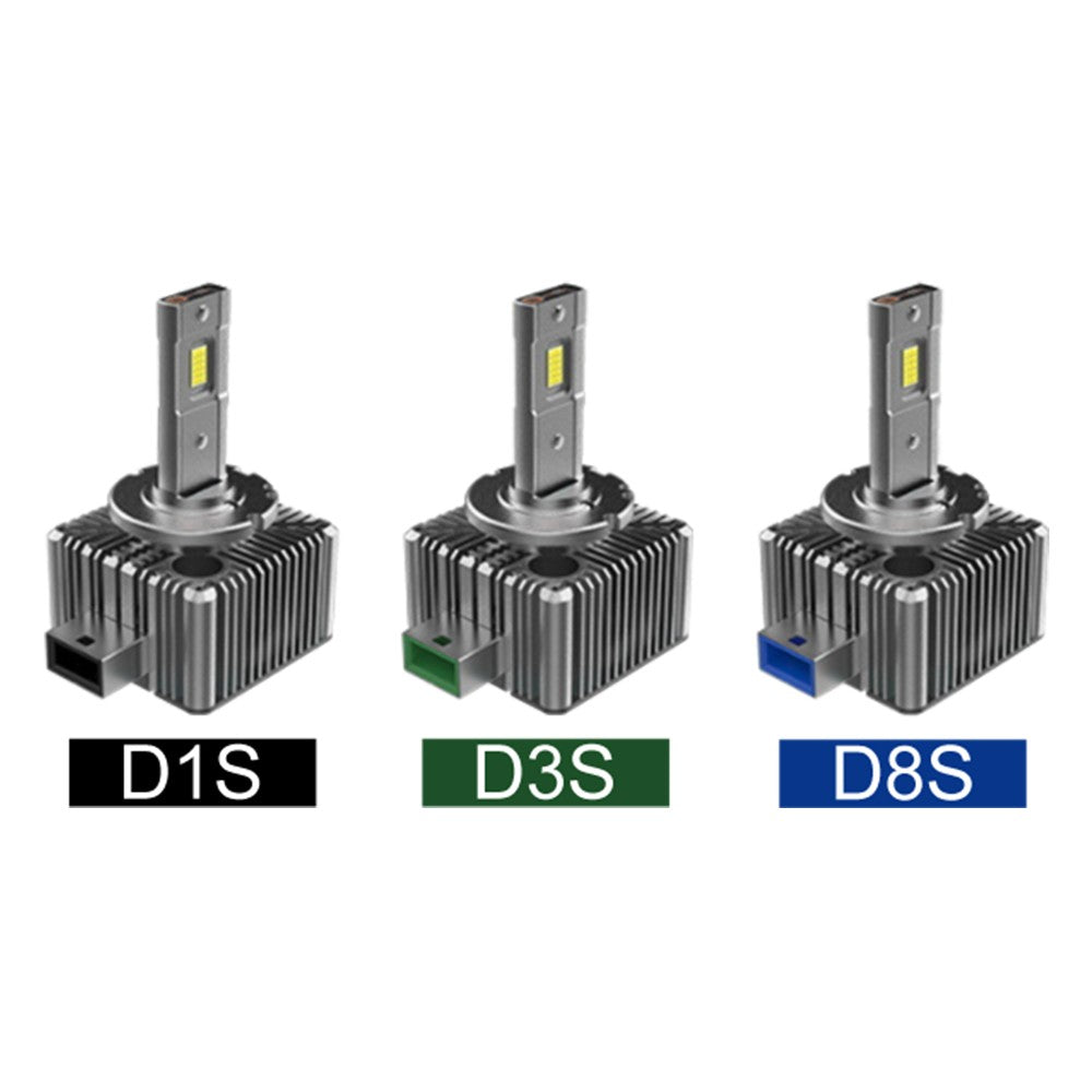 D8s Led D1S D3S D8S LED Headlight Bulbs 70W 8600LM 6000K White | 2 Bulbs - Flashark
