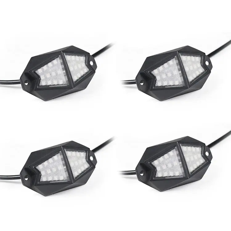 Flashark RGB LED Rock Lights,Chassis Lights, 4/6/8/12 Pods Underglow Multicolor Neon Light Accessories with App Control Timing Music Mode Lighting Kit Waterproof Exterior Wheel Light For Car Truck ATV RZR Utv SUV Off Road Flashark