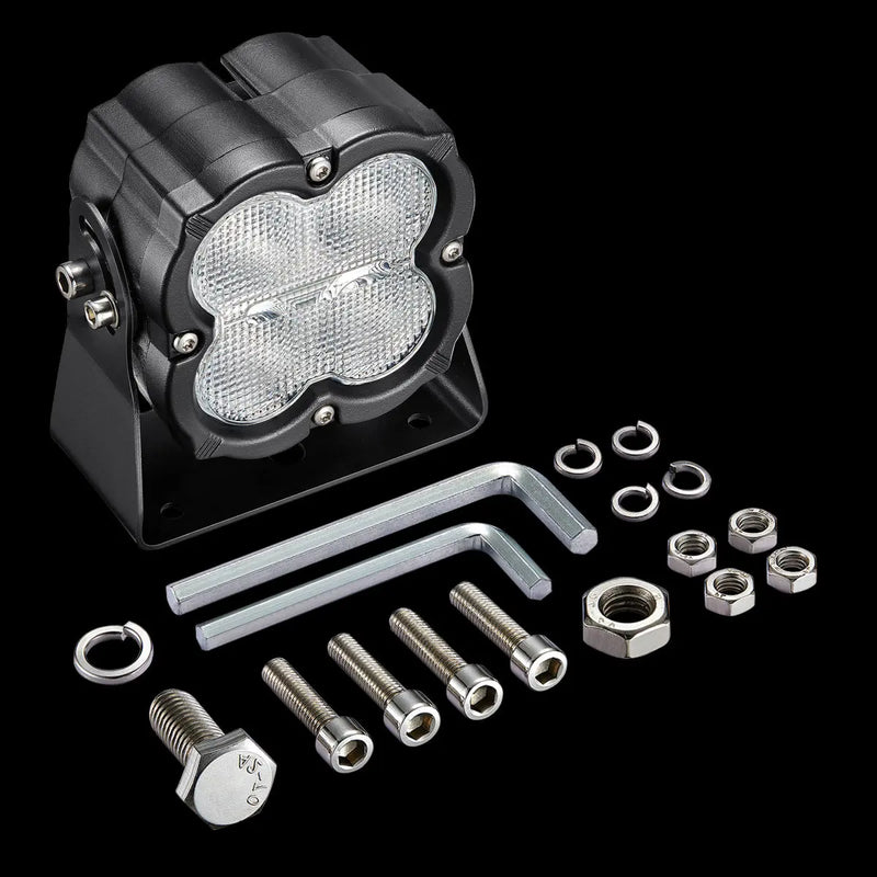 Flood (65° Wide) Off-Road LED Light Pod White/Amber 6000K Flashark