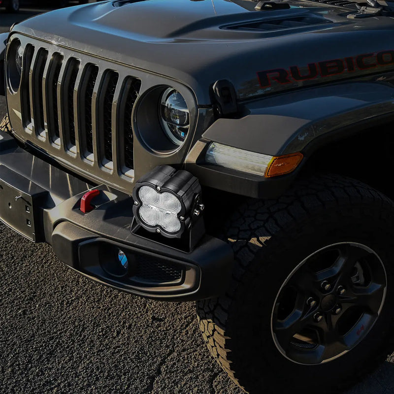 Flood (65° Wide) Off-Road LED Light Pod White/Amber 6000K Flashark