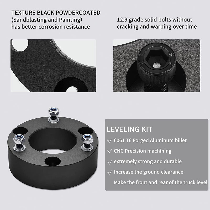 Front Leveling Kit for 2007-2021 Silverado/ Avalanche/ GMC Sierra/ Suburban 1500/ Yukon/Tahoe 2WD/4WD Flashark