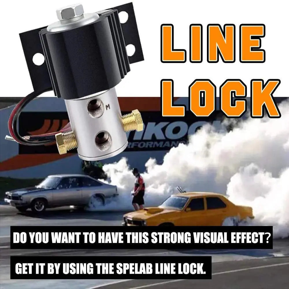 Line Lock Roll Control Brake Lock,Universal Launch&line lock kit for brakes Electric Solenoid Kit Flashark