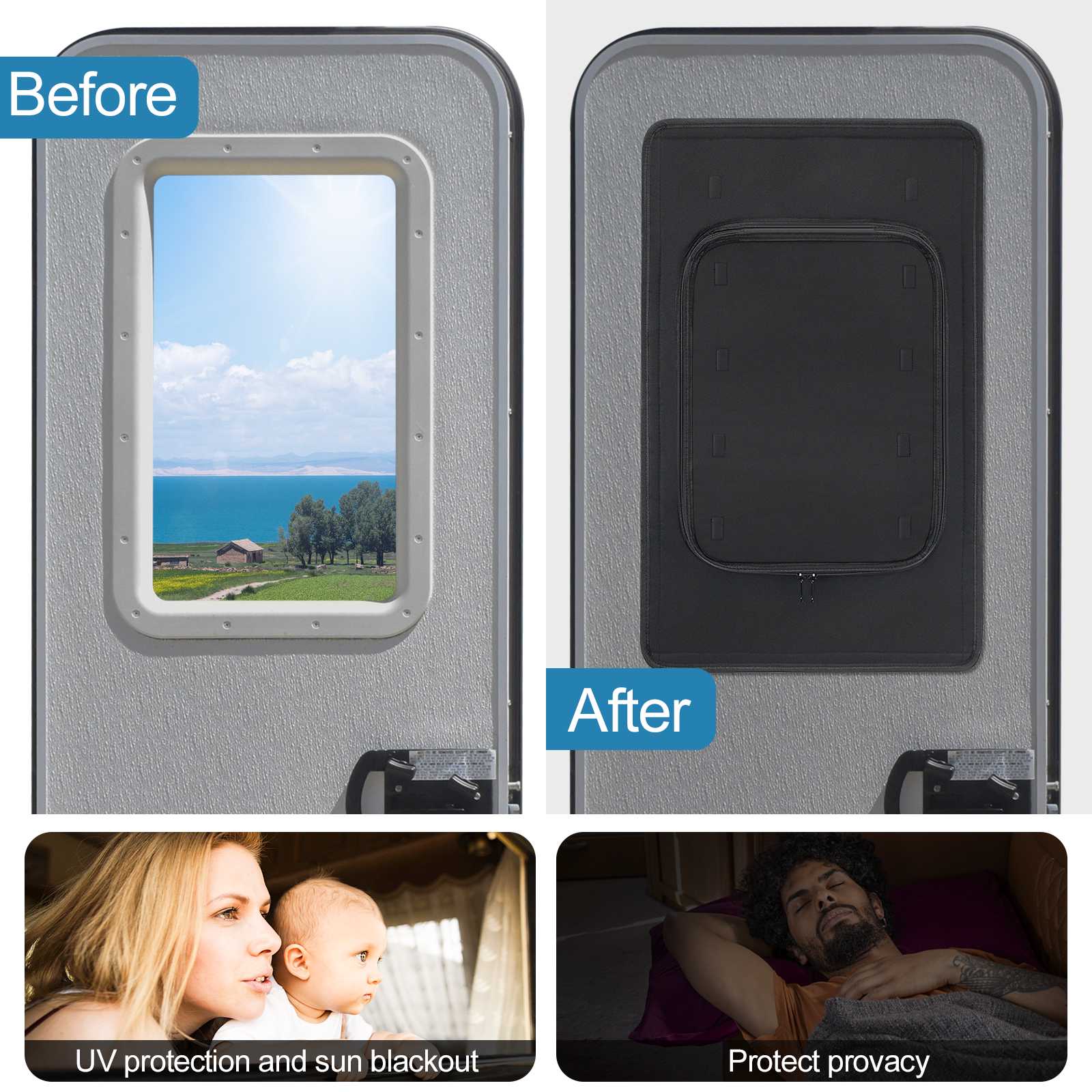 RV Door Window Shade – RV Gadget Box
