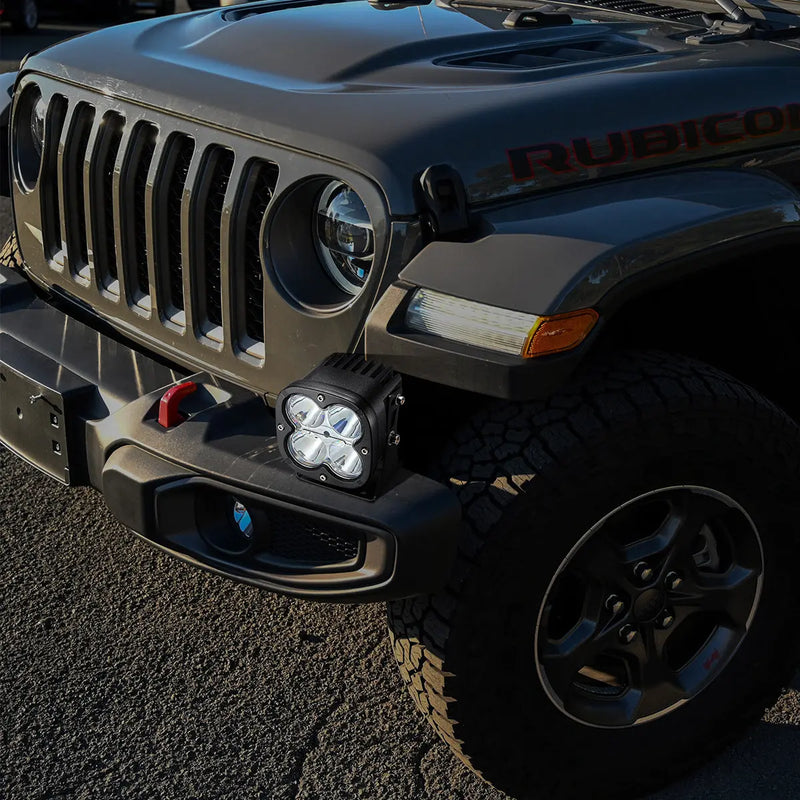 Spot (10° Narrow Spot) Off-Road LED Light Pod White/Amber 6000K Flashark