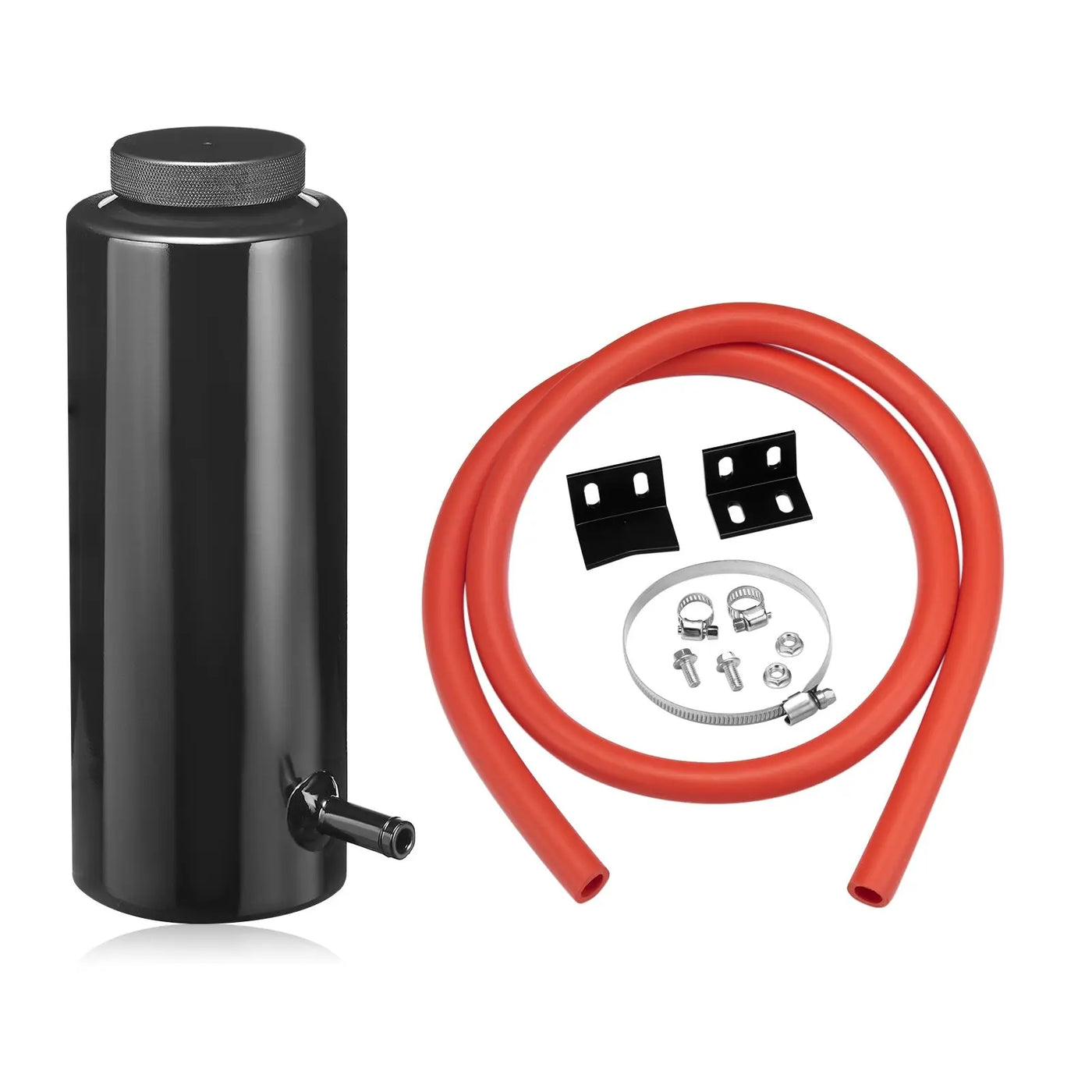 Universal Coolant Reservoir Tank Coolant Overflow Tank Aluminum Bottle 800ml Flashark