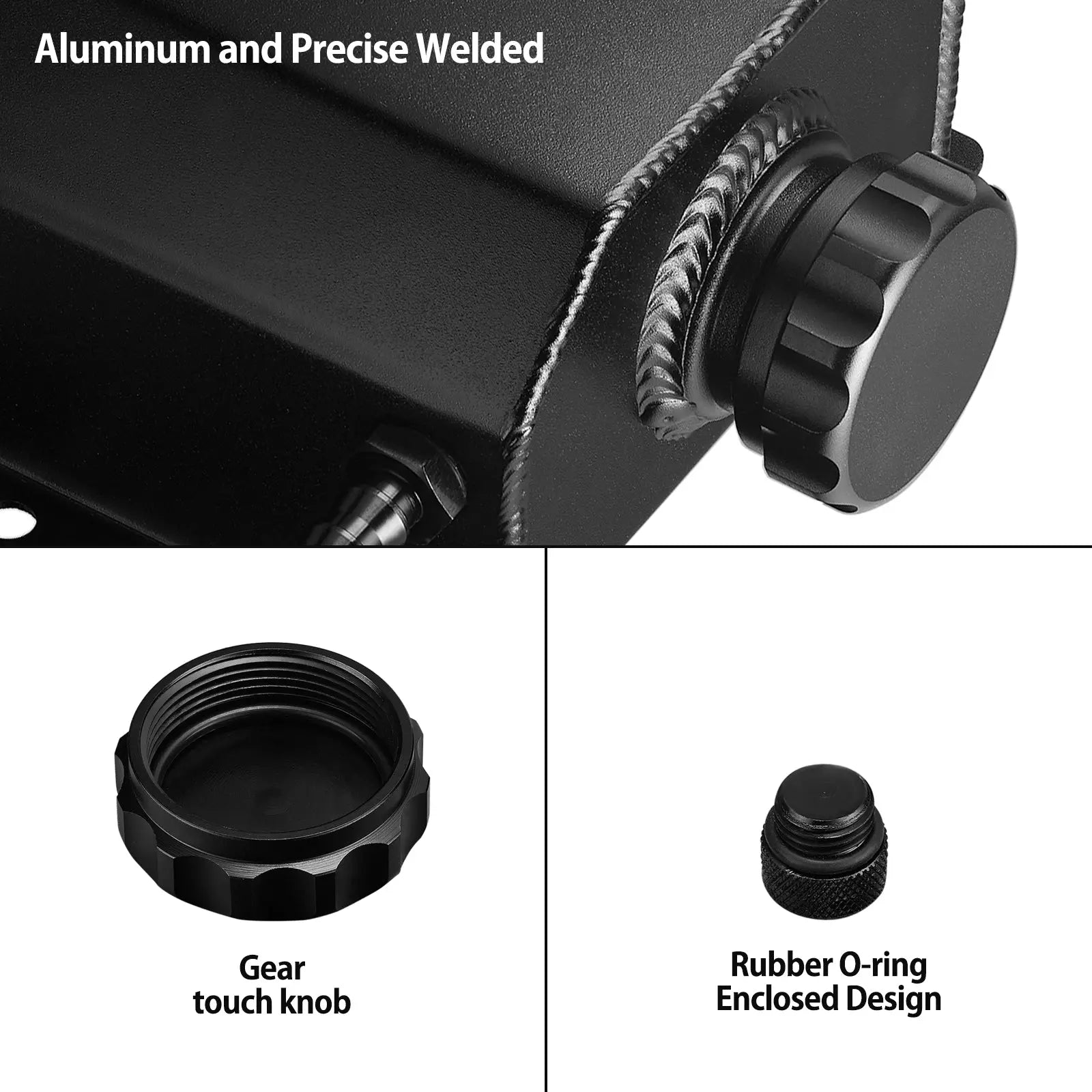 Universal Coolant Reservoir Tank Coolant Overflow Tank Reservoir Expansion 1L Flashark